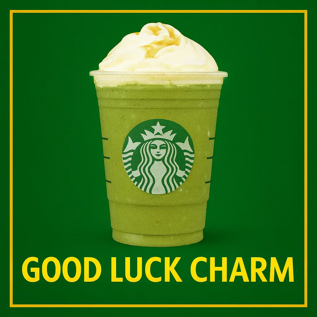 Good Luck Charm Frappuccino:
