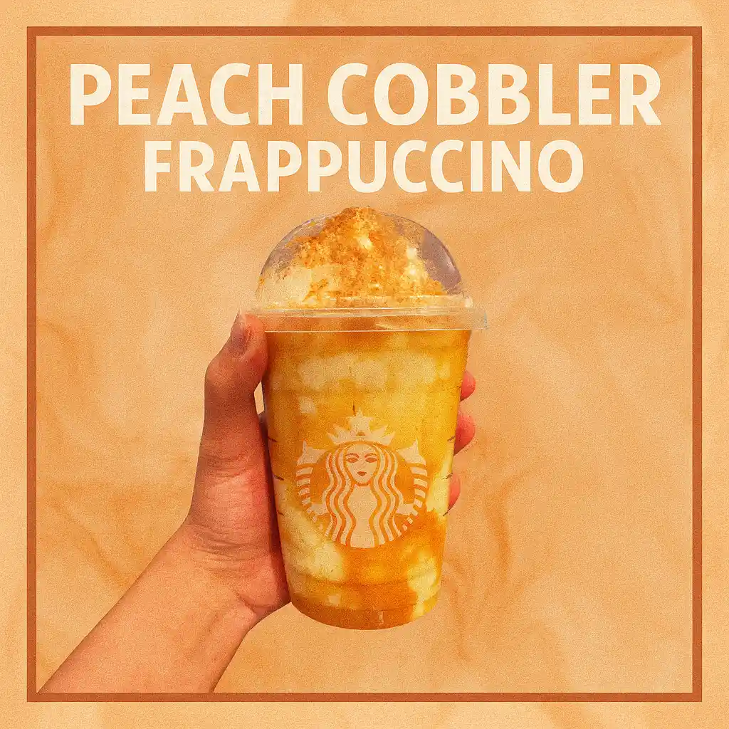 Peach Cobbler Frappuccino