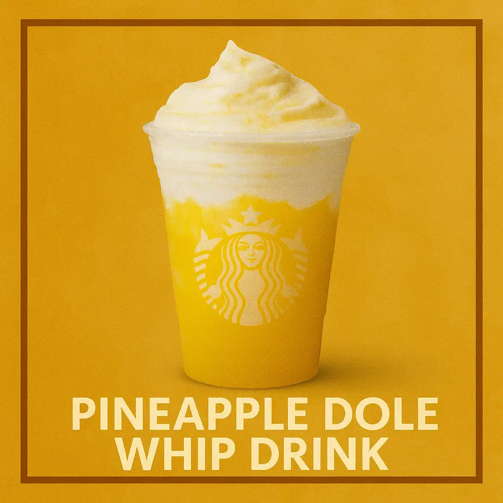 Pineapple Dole Whip Drink