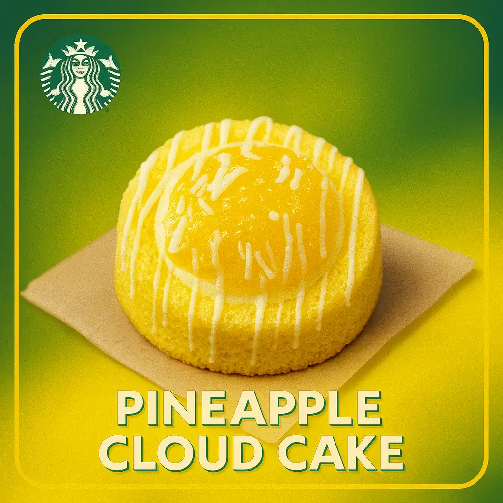 Starbucks Pineapple Cloud Cake