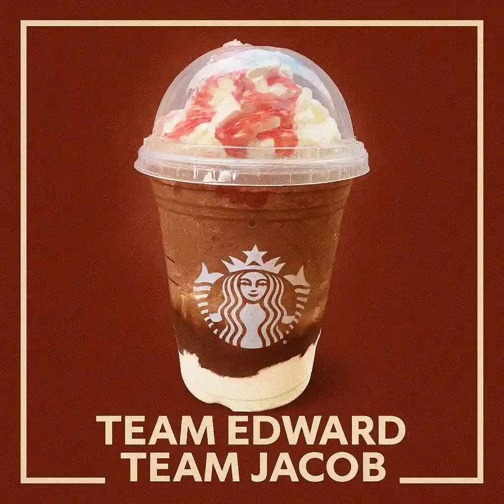 Team Edward/Team Jacob Frappuccino