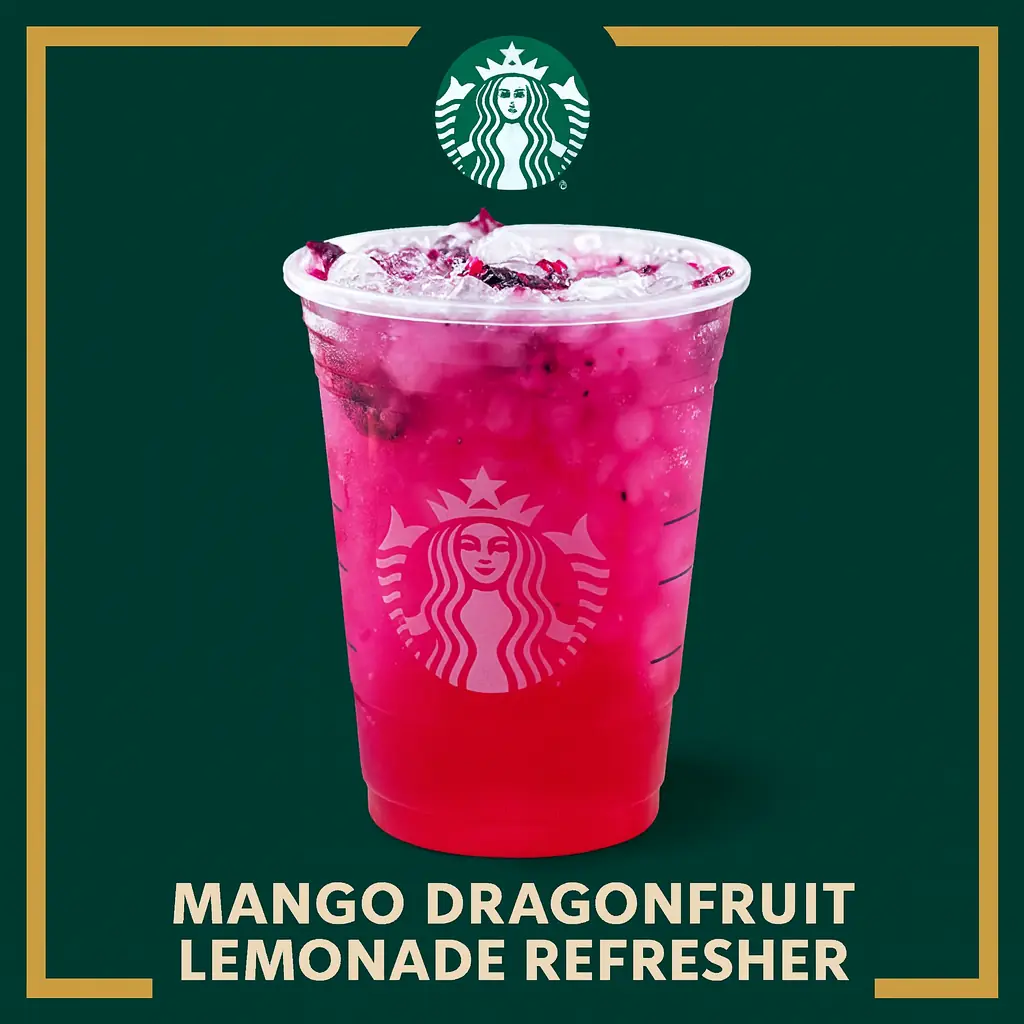 Mango Dragonfruit Lemonade Refresher