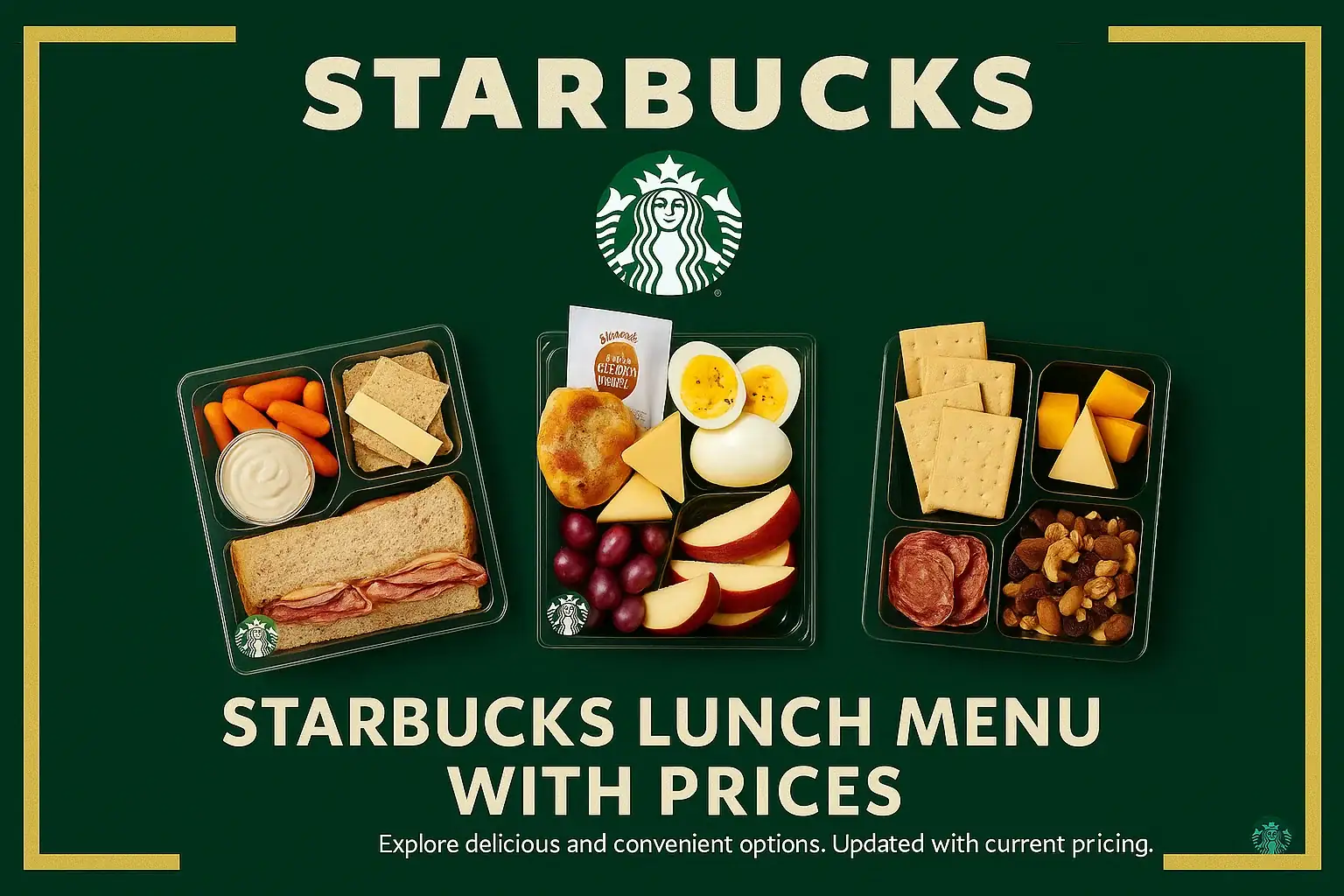 Starbucks Lunch Menu