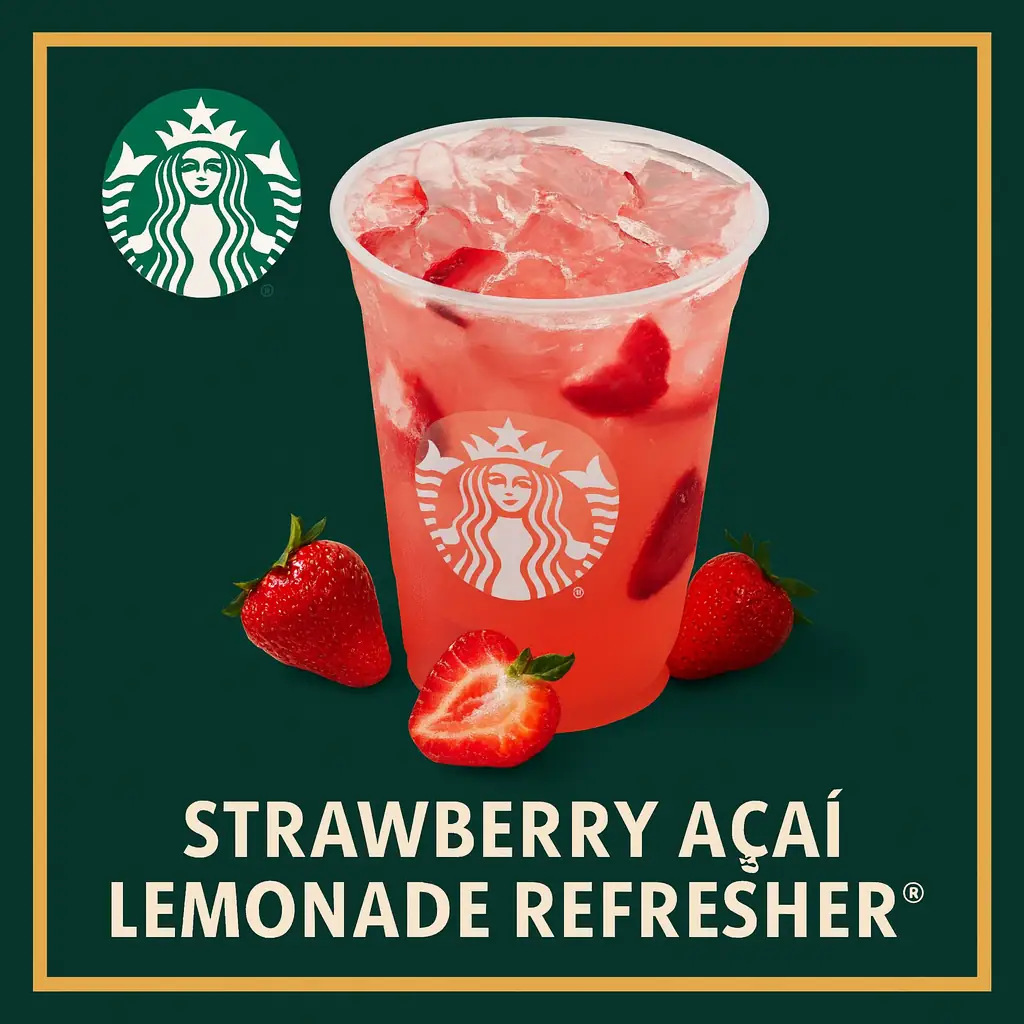 Strawberry Açaí Lemonade Refresher