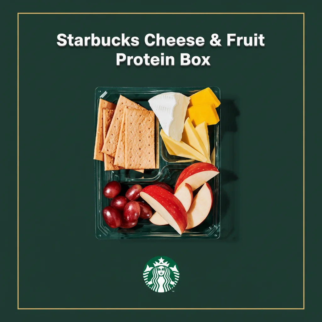Starbucks lunch menu with prices 2026 12 Starbucks Cheese & Fruit Protein Box