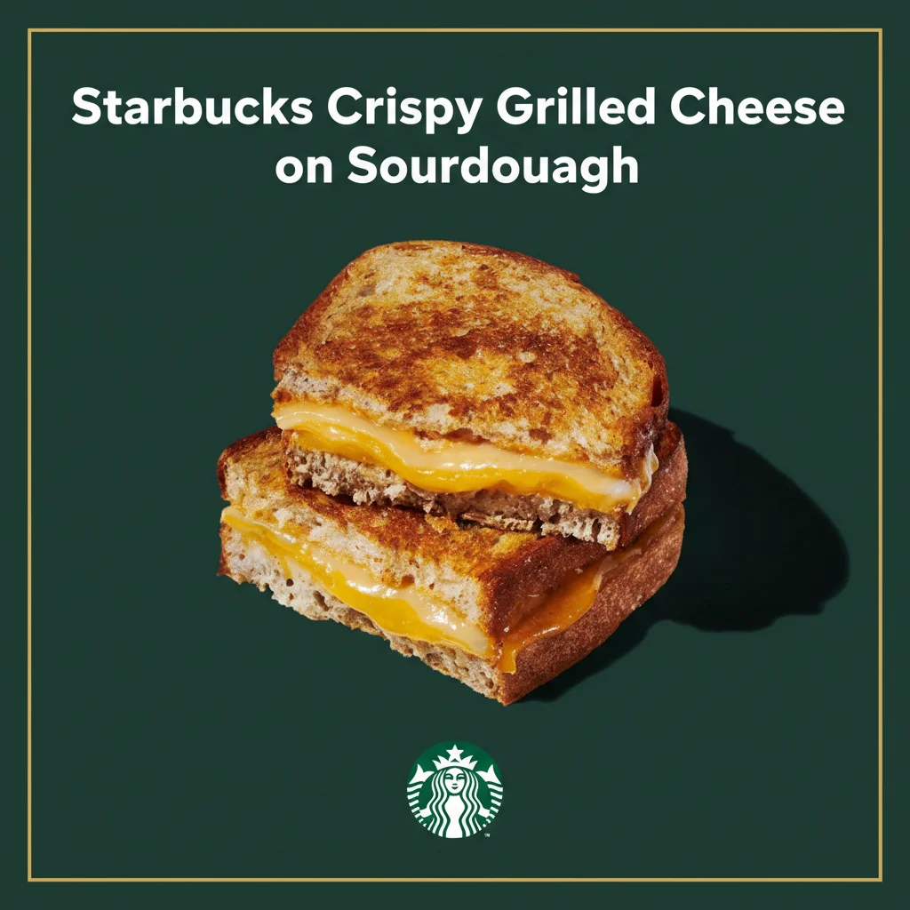 Starbucks lunch menu with prices 2026 4 Starbucks Crispy Grilled Cheese on Sourdough