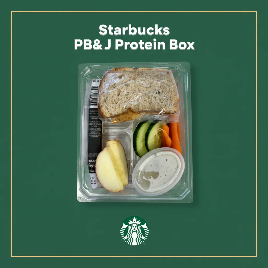 Starbucks lunch menu with prices 2026 11 Starbucks PB&J Protein Box