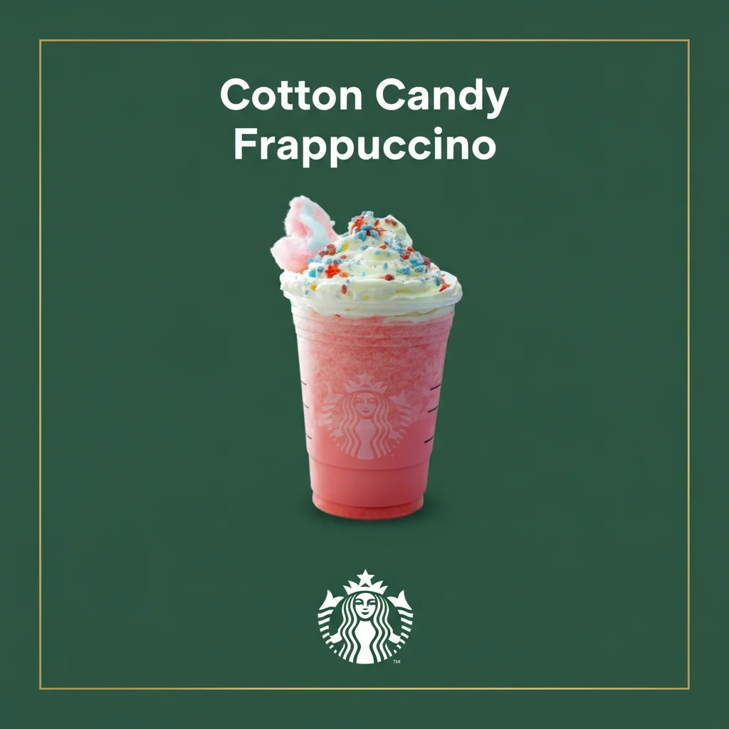 22 Starbucks Secret Menu Drinks for Valentine’s Day 11 Cotton Candy Frappuccino