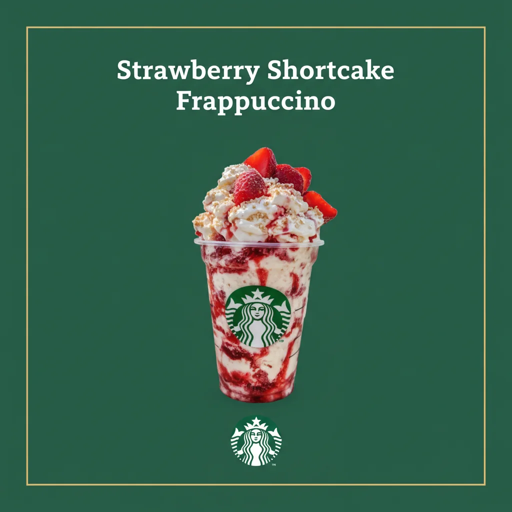 22 Starbucks Secret Menu Drinks for Valentine’s Day 17 Strawberry Shortcake Frappuccino