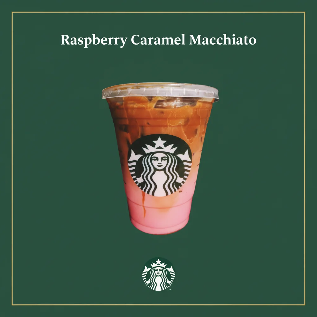 22 Starbucks Secret Menu Drinks for Valentine’s Day 12 starbucks Raspberry Caramel Macchiato