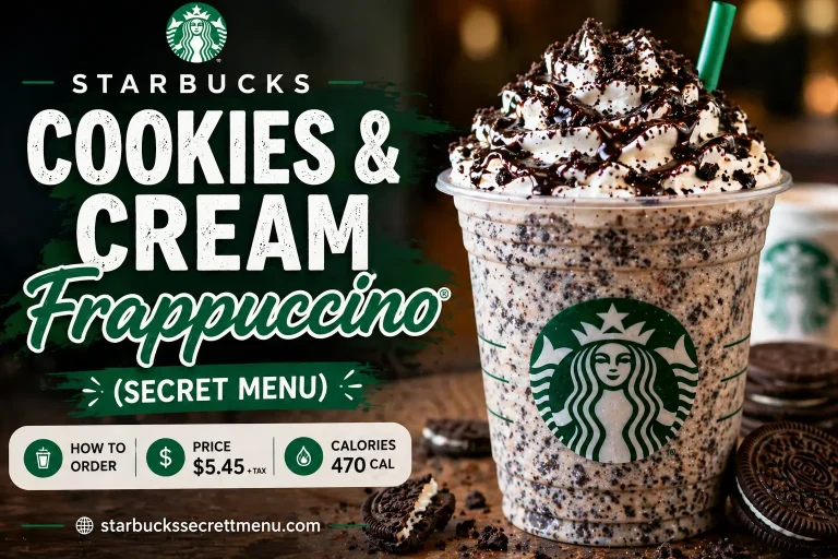 Cookies and Cream Frappuccino Starbucks Secret Menu