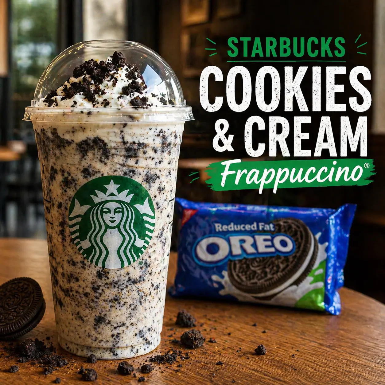 Cookies and Cream Frappuccino Starbucks Secret Menu