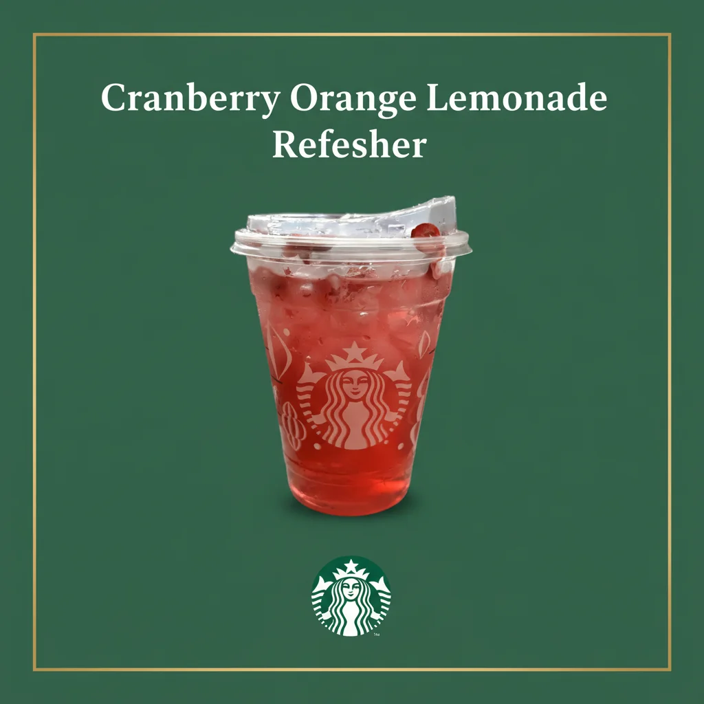 Starbucks Summer Menu 2026 Is Here — And It Looks Absolutely Refreshing 10 Cranberry Orange Lemonade Refresher