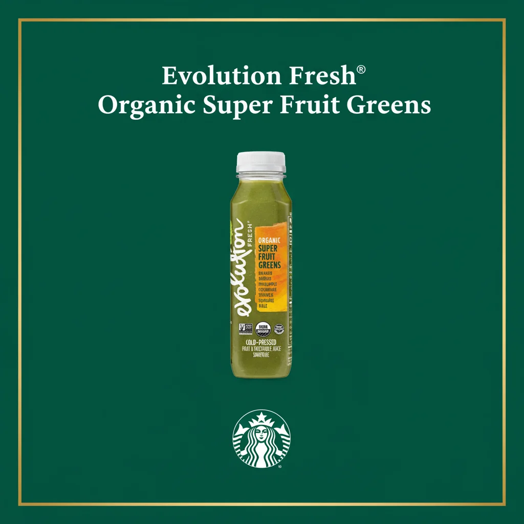 Starbucks Beverages Menu with Prices 2026 11 Evolution Fresh® Organic Super Fruit Greens