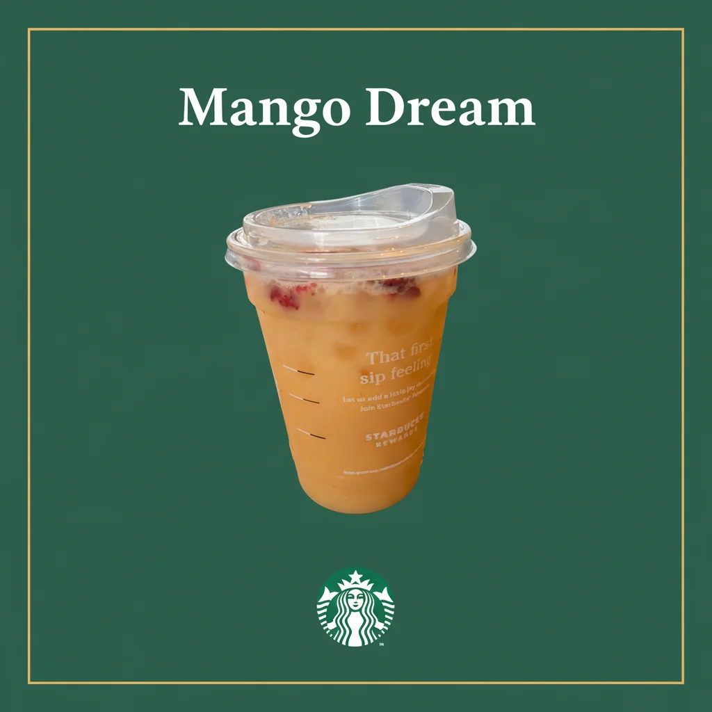 Starbucks Spring Menu 2026 (Full Drinks List + Prices & Calories) 2 Mango Dream