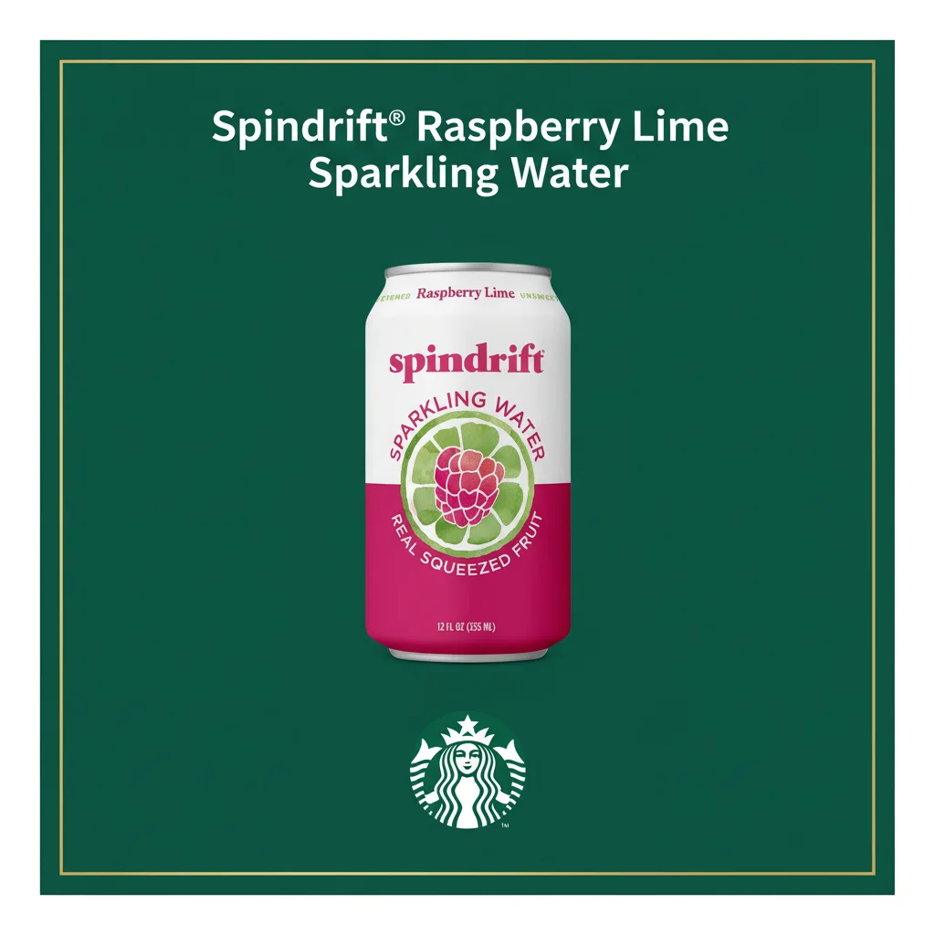 Starbucks Beverages Menu with Prices 2026 3 Spindrift® Raspberry Lime Sparkling Water