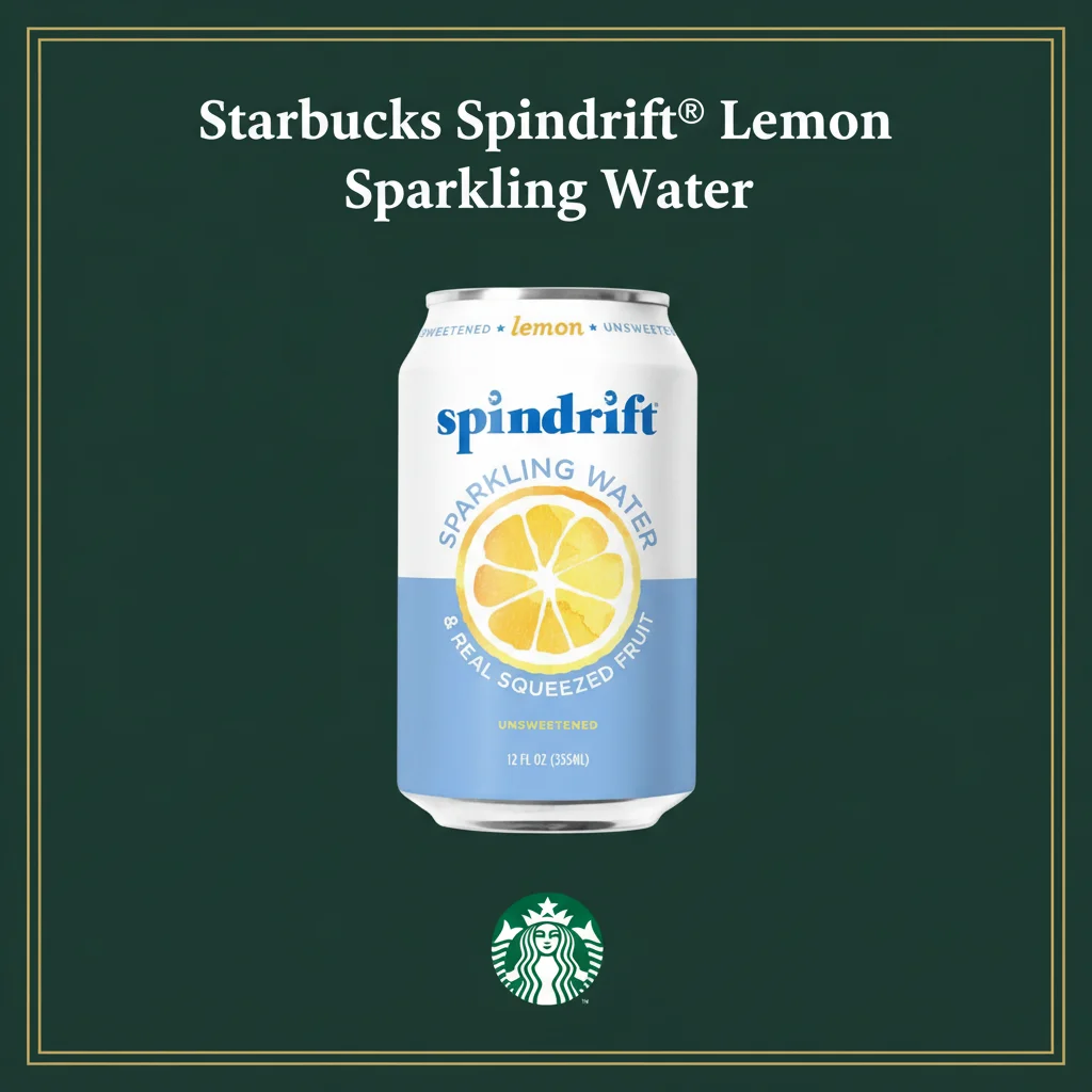 Starbucks Beverages Menu with Prices 2026 2 Starbucks Spindrift® Lemon Sparkling Water