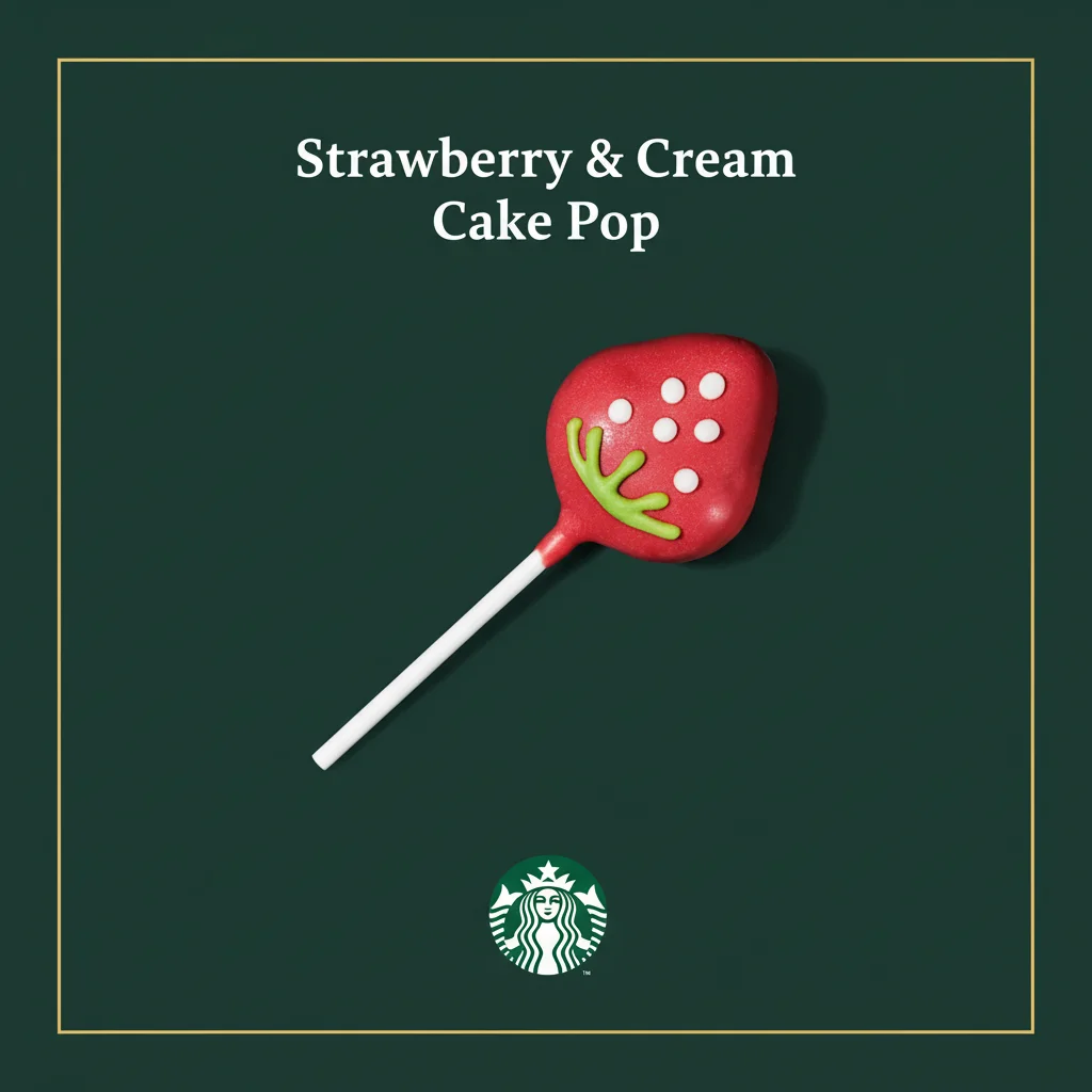 Starbucks Summer Menu 2026 Is Here — And It Looks Absolutely Refreshing 6 Strawberry & Cream Cake Pop