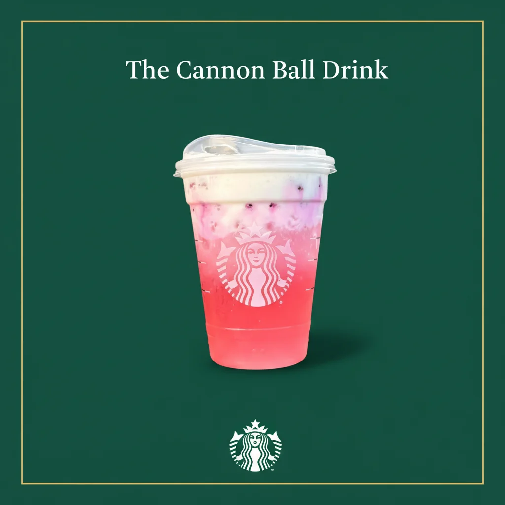 Starbucks Spring Menu 2026 (Full Drinks List + Prices & Calories) 8 The Cannon Ball Drink