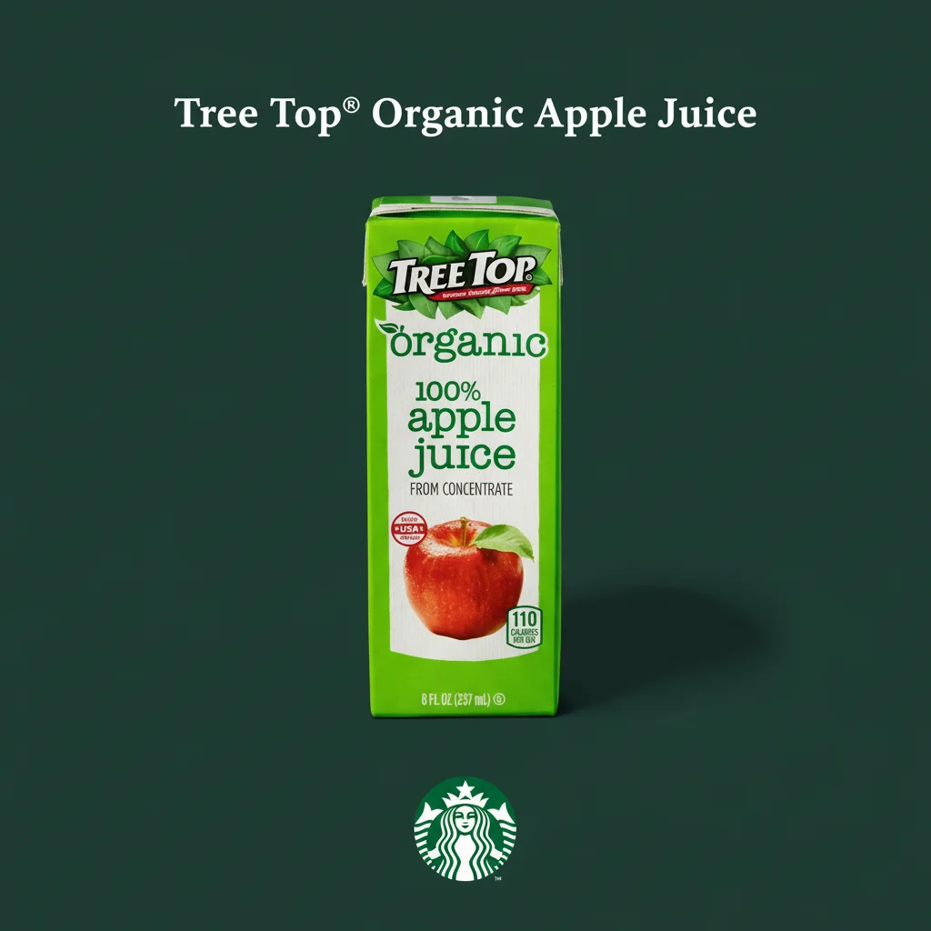 Starbucks Beverages Menu with Prices 2026 9 Tree Top® Organic Apple Juice