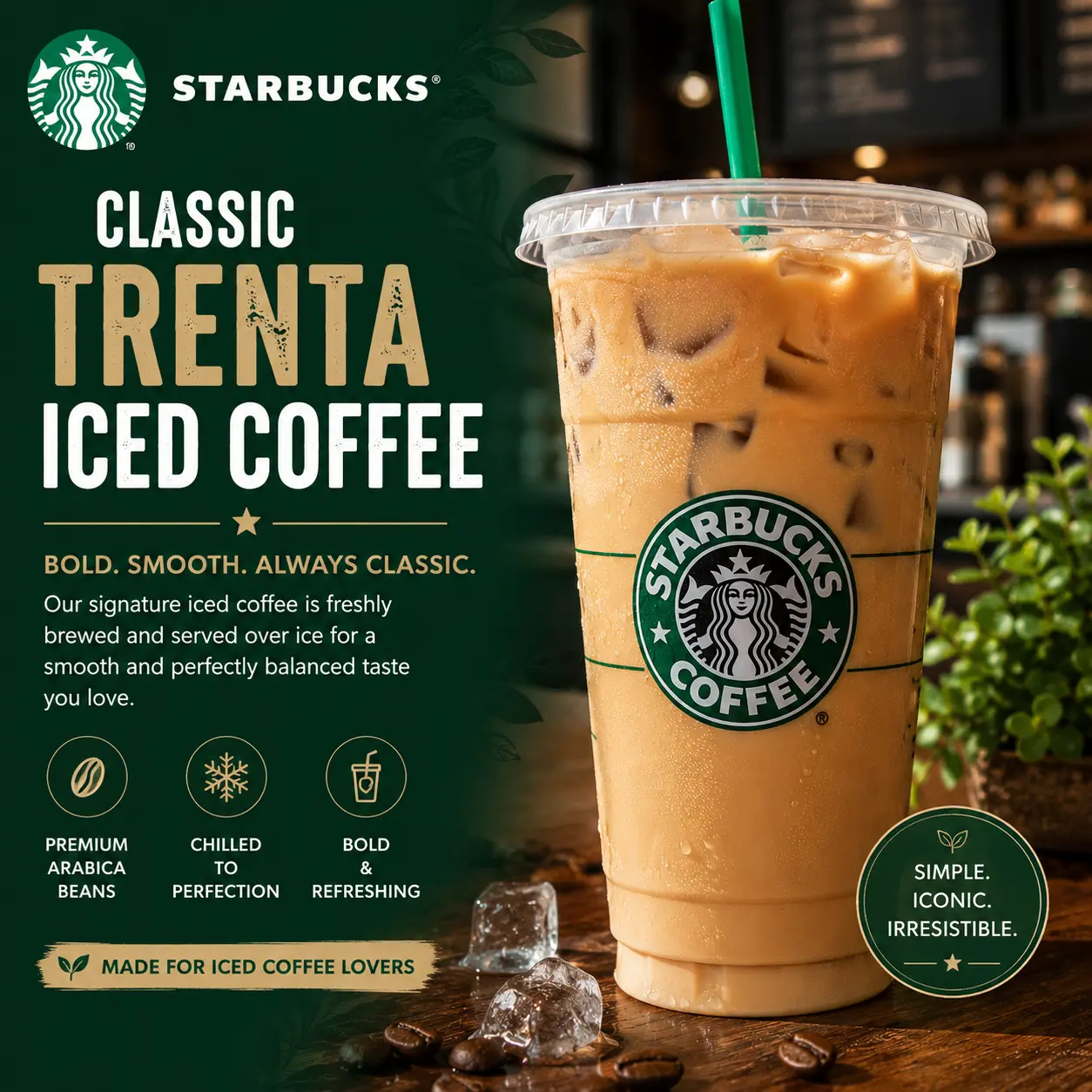 Classic Trenta iced coffee