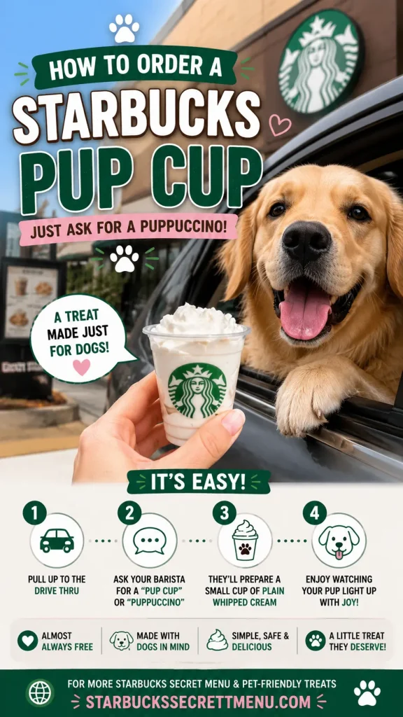 Starbucks Pup Cup Everything You Need to Know (2026 Guide) 6 How to Order a Starbucks Pup Cup